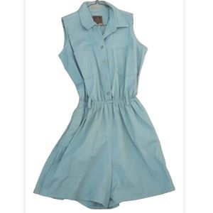 AMI‎ Denim Sleeveless Romper